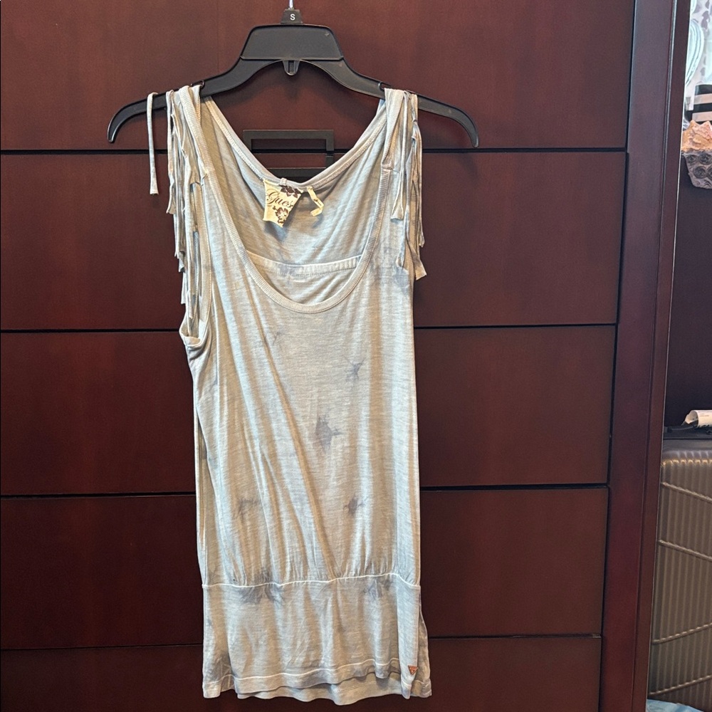 Guess Heather Gray Sleeveless Tank Top
